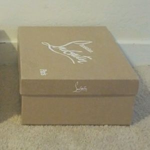 Christian louboutin box with dust bag